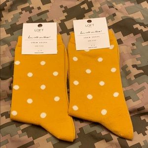 Polka dot crew socks - 2 pair